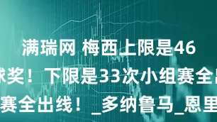 满瑞网 梅西上限是46冠和8金球奖！下限是33次小组赛全出线！_多纳鲁马_恩里克_球员